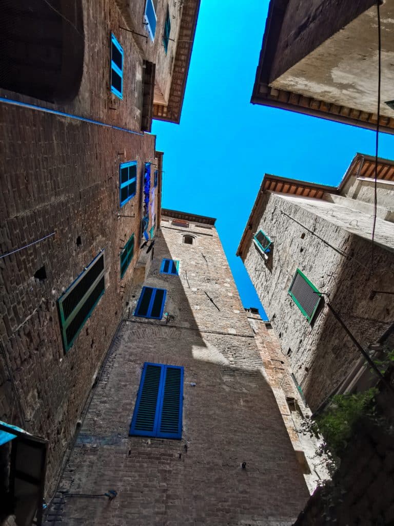 siena in un giorno agosto