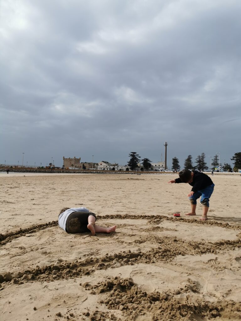 essaouira con bambini